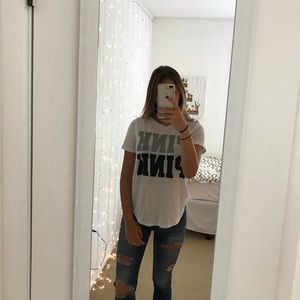 vs pink t shirt